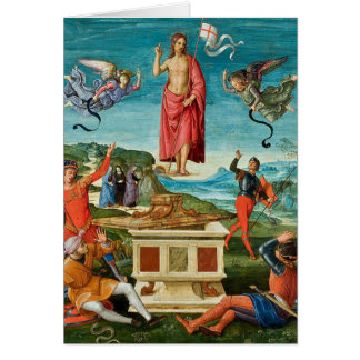 Cartão "A ressurreição de Christ