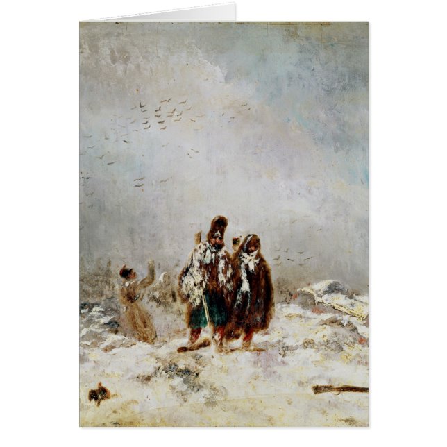 Cartão A retirada de Rússia (Frente)