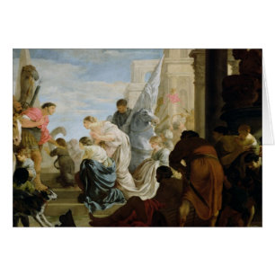 Cartão A reunião de Anthony e de Cleopatra, c.1645