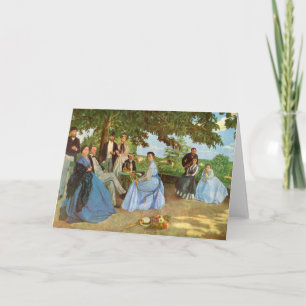 Cartão A Reunião Familiar   Fré dé ric Bazille