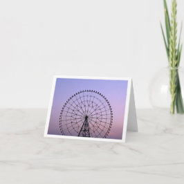 Cartão A Roda Ferris: Tóquio