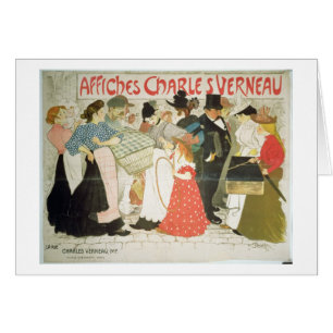 Cartão "A rua", poster para a impressora Charles Verne