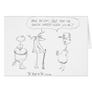Cartão A sabedoria de Jim: Segurança do caçador