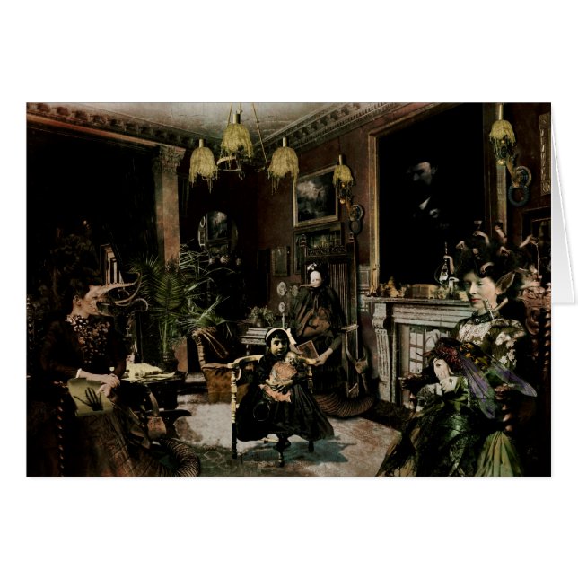 Cartão A sala de estar (Frente Horizontal)