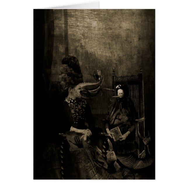 Cartão A sala de estar (Frente)