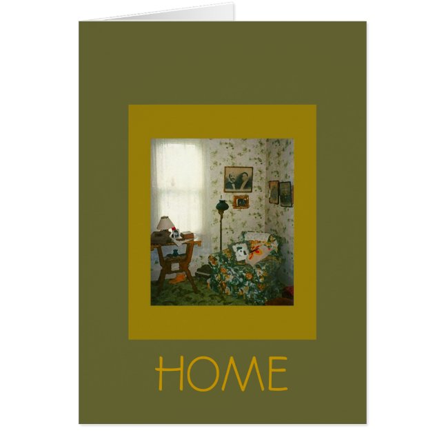 Cartão A sala de visitas de Ellen (Frente)