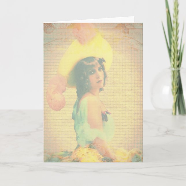 Cartão A Senhora Sombria (Frente)