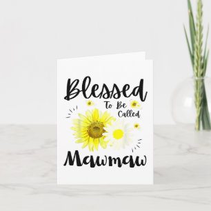 Cartão A Ser Chamada De Mawmaw Mulheres Floral Dia de as 