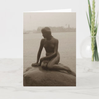 Cartão A sereia pequena