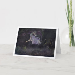 Cartão A sereia vê um notecard de Kraken do bebê
