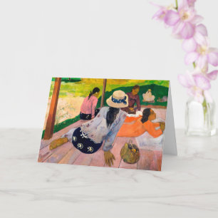 Cartão A Sesta Paul Gauguin