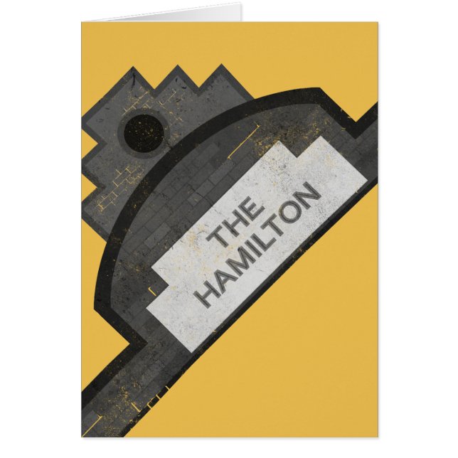 Cartão a sinalização de hamilton (Frente)
