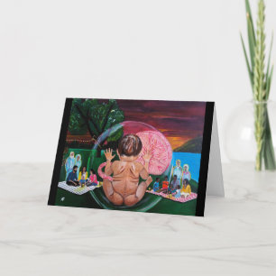 Cartão A Sinfonia das Almas Pintura de Alfred Fox