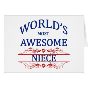 Cartão A sobrinha a mais impressionante do mundo