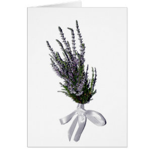 Cartão A Sprig of Heather, da Escócia