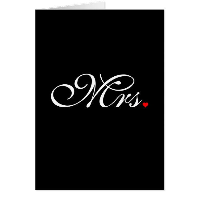 Cartão A Sra. Wife Noteou A Sua Nova Semana (Frente)