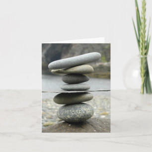 Cartão A Stack of Rocks Note Card