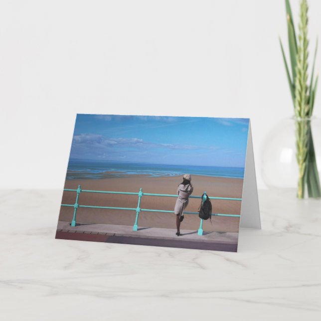 Cartão A Stop on the Way. Fine Art Greetings Card (Frente)