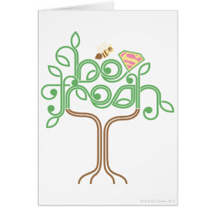 Cartão A Supergirl É Fresca