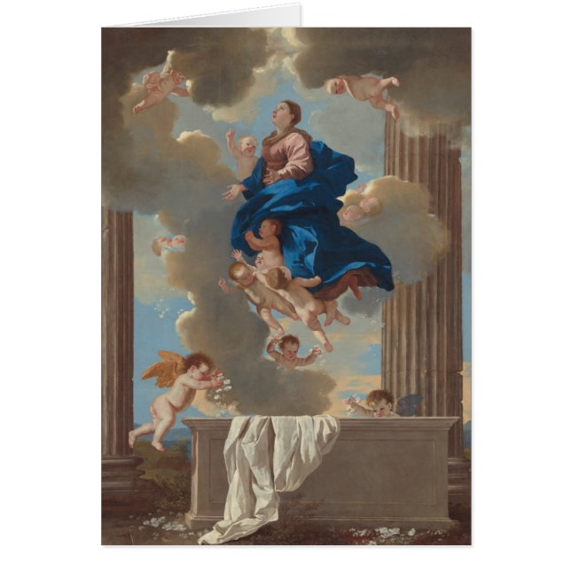 Cartão A suposição do Virgin (Frente)