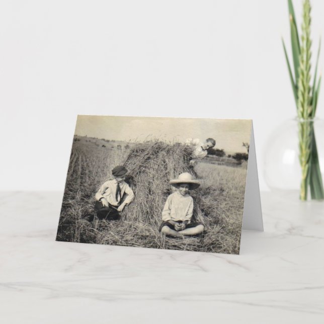 Cartão A surpresa da avó (Frente)