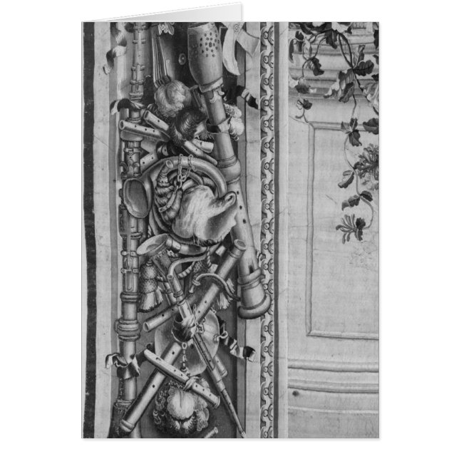 Cartão A tapeçaria das estações (Frente)