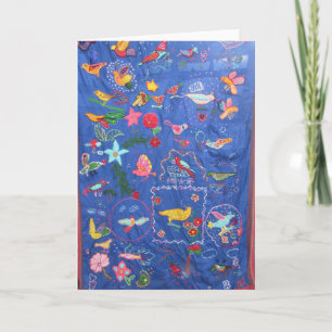 Cartão A Tapestry of Birds Greetings Card