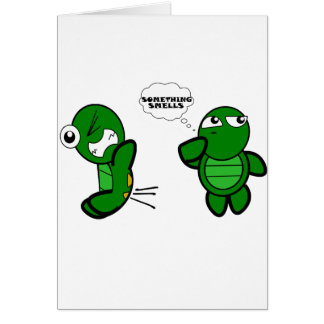 Cartão A tartaruga Fart