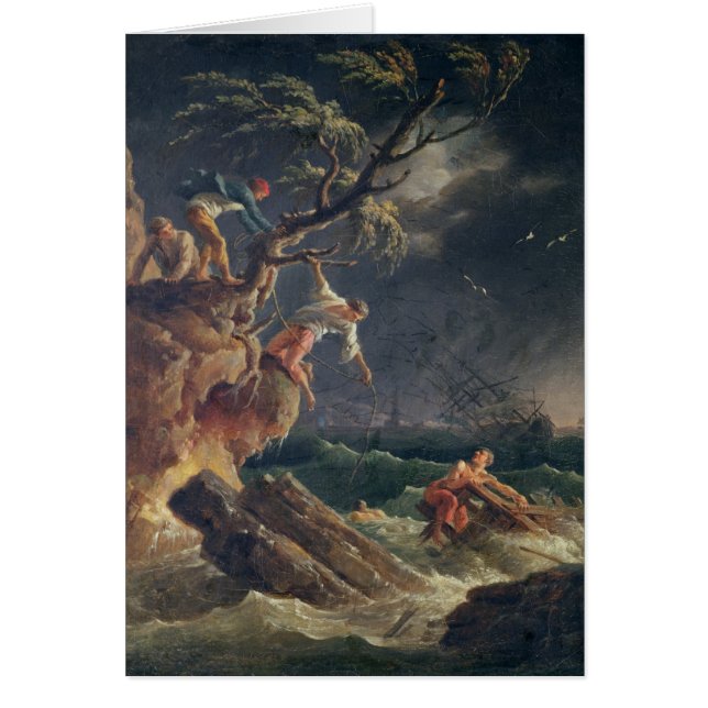 Cartão A tempestade, c.1762 (Frente)