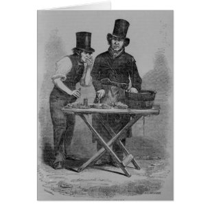 Cartão A tenda da ostra