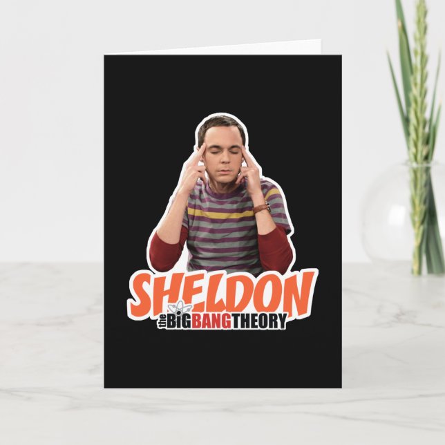 Cartão A Teoria do Big Bang | Sheldon (Frente)
