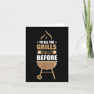 Cartão A Todos Os Grills Que Adorei Antes De Um Churrasco