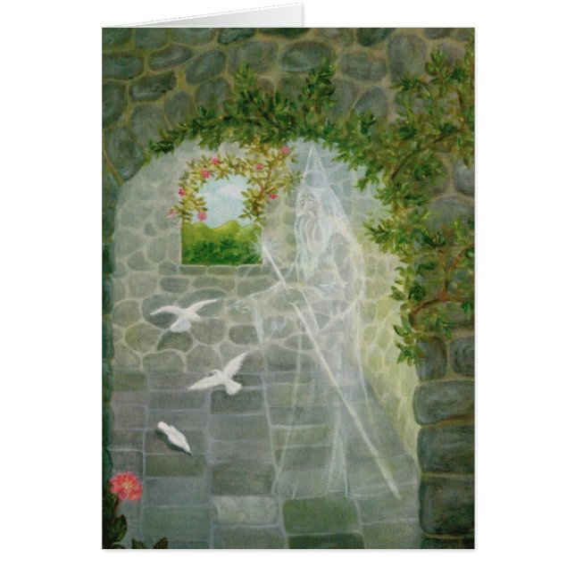 Cartão A torre de Merlin (Frente)