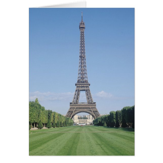 Cartão A Torre Eiffel (Frente)