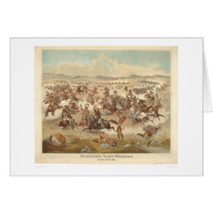 Cartão A última carga de Custer (0481A)