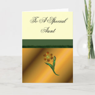 Cartão A Uma Tia Especial