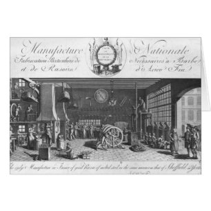 Cartão A única fabricação em France de boas lâminas