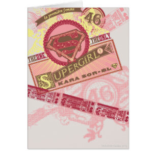 Cartão A Única Supergirl