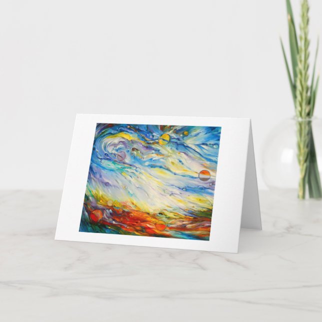 Cartão "A valsa série da criação da criação " (Frente)