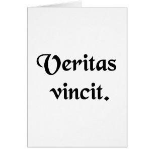 Cartão A verdade conquista