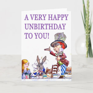 Cartão A Very Happy Unbirthday To You