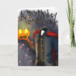 Cartão A Very Scary Birthday<br><div class="desc">A Halloween Birthday card celebrated by the headless horseman.</div>