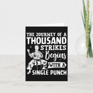 Cartão A Viagem De Mil Golpes Começa Com Si