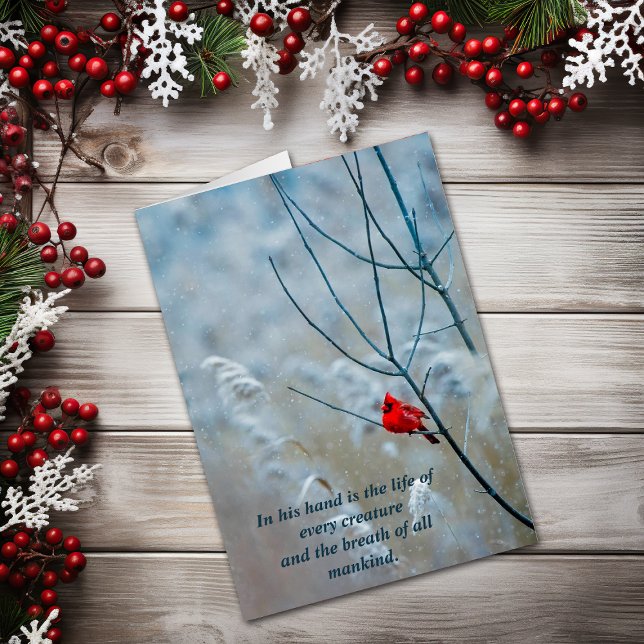 Cartão A vida de todos os credos de Natal cristão (Criador carregado)