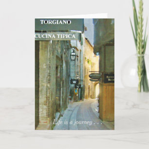 Cartão A vida é uma jornada para ser apreciada Feliz Ani