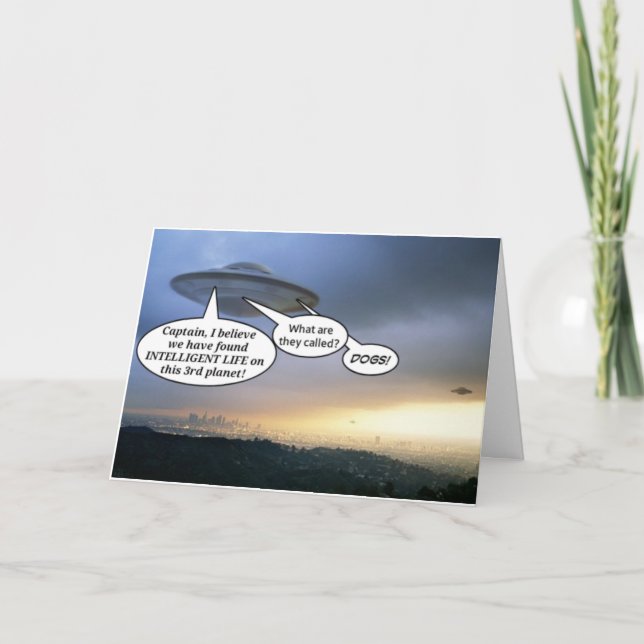 Cartão A Vida Inteligente da Terra! (Frente)