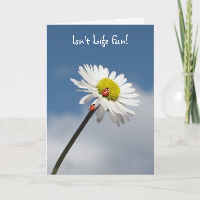 Cartão A vida não é divertida (Frente)