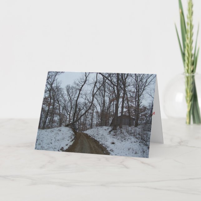 Cartão A vida pode estar dura e fria (Frente)