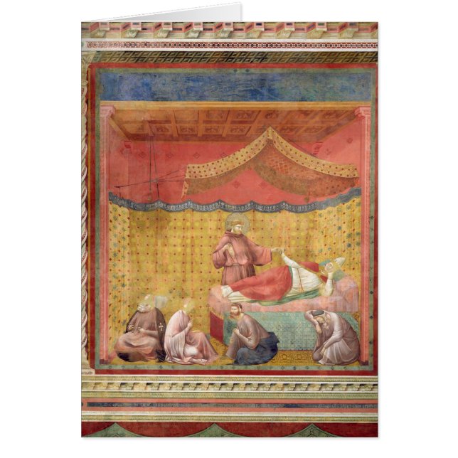 Cartão A visão do papa Gregory IX 1297-99 (Frente)