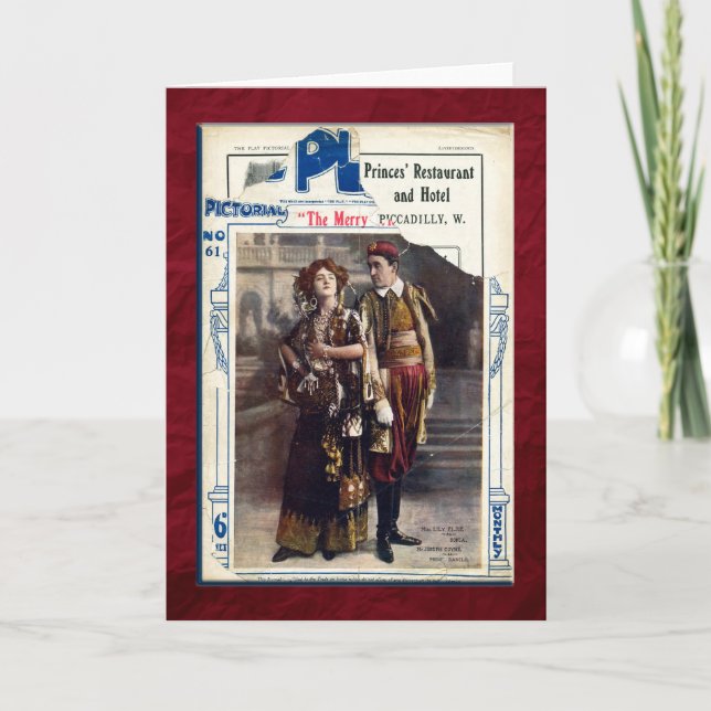 Cartão A viúva alegre (Frente)